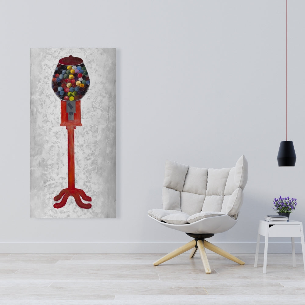 Retro Canvas Chewing Gum Dispenser - Unique Bedroom Decor