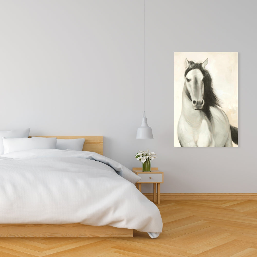 Graceful Horse Canvas - Farm Animals Bedroom Decor for Home