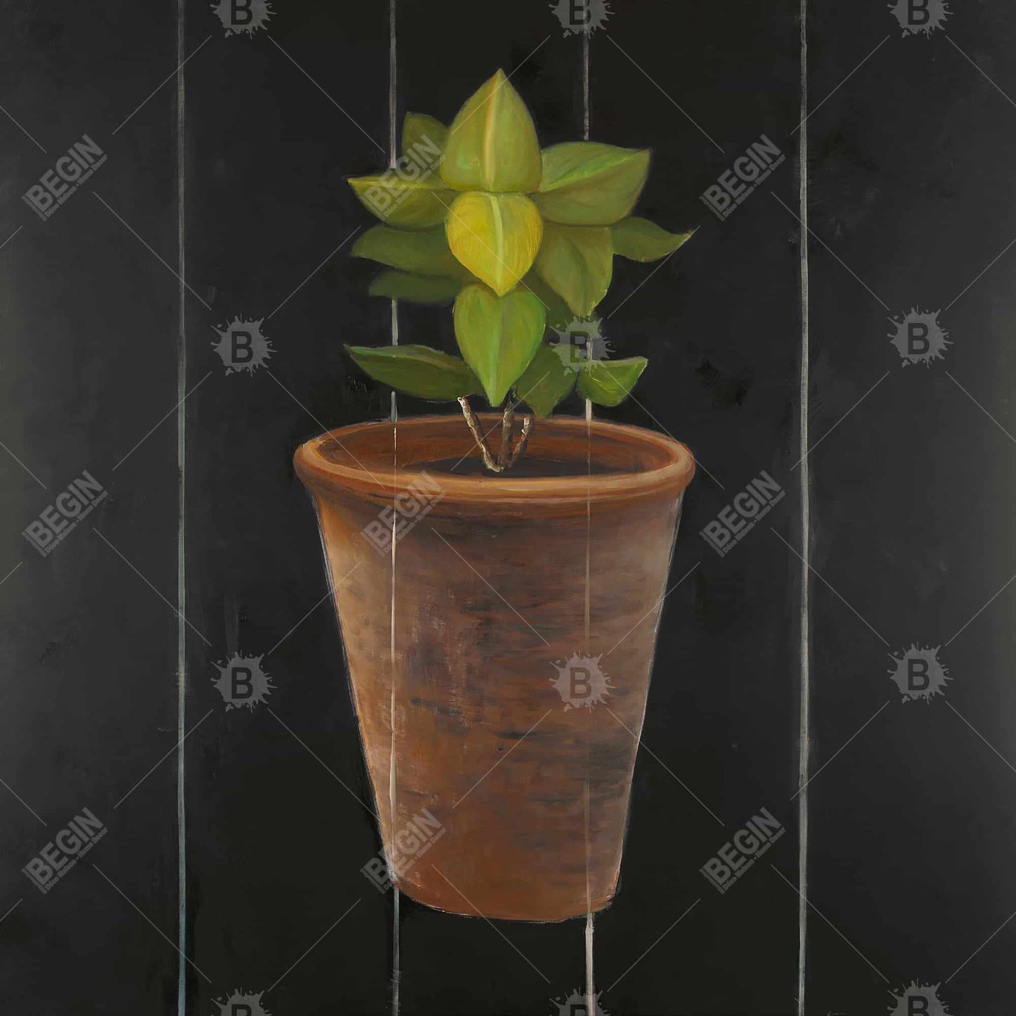 Bay Leaves Botanical Canvas | Hygge Home Decor Wall Art