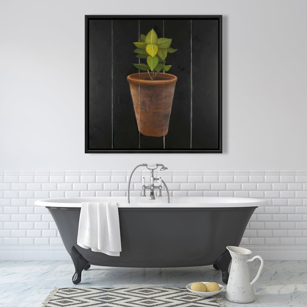 Bay Leaves Botanical Canvas | Hygge Home Decor Wall Art