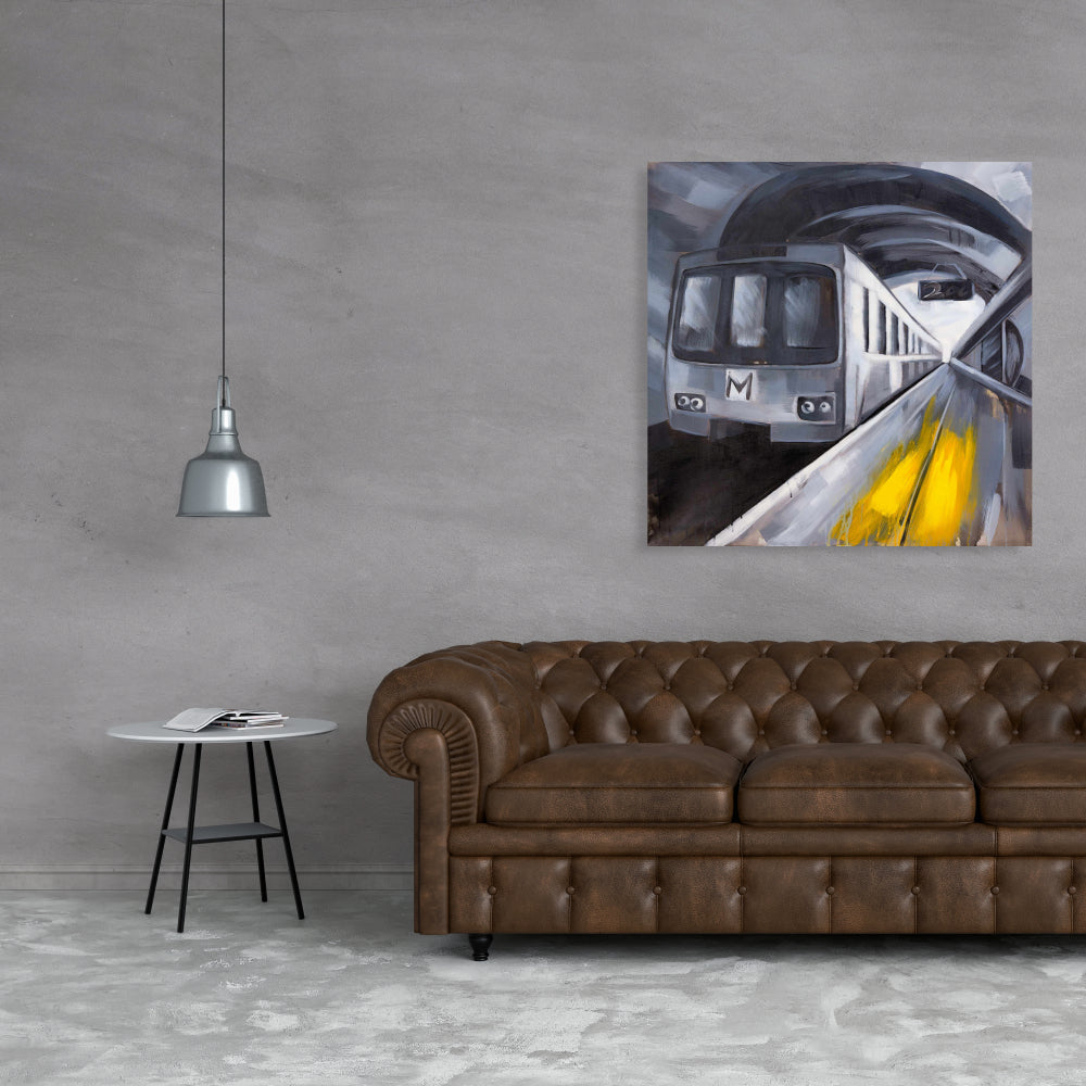 Toile de métro | Décoration d'intérieur moderne | Art du transport