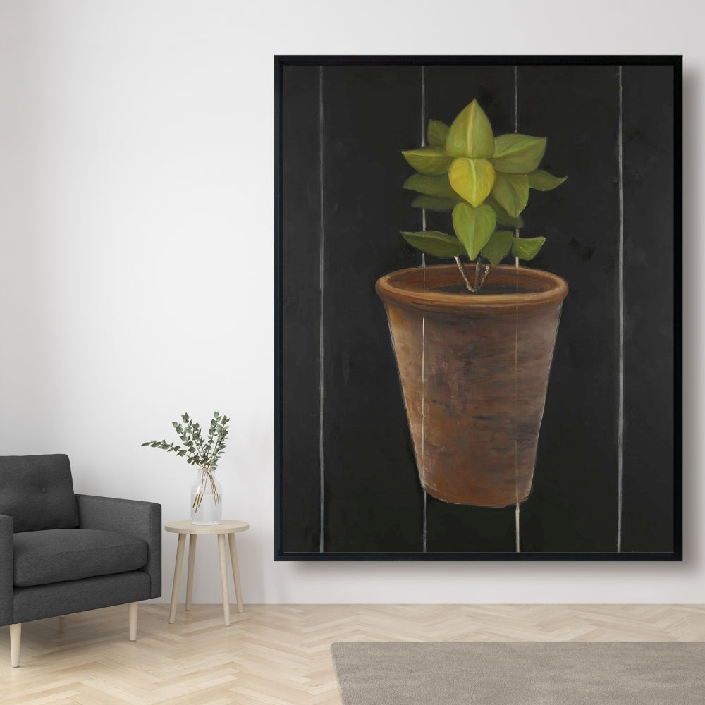 Bay Leaves Botanical Canvas | Hygge Home Decor Wall Art
