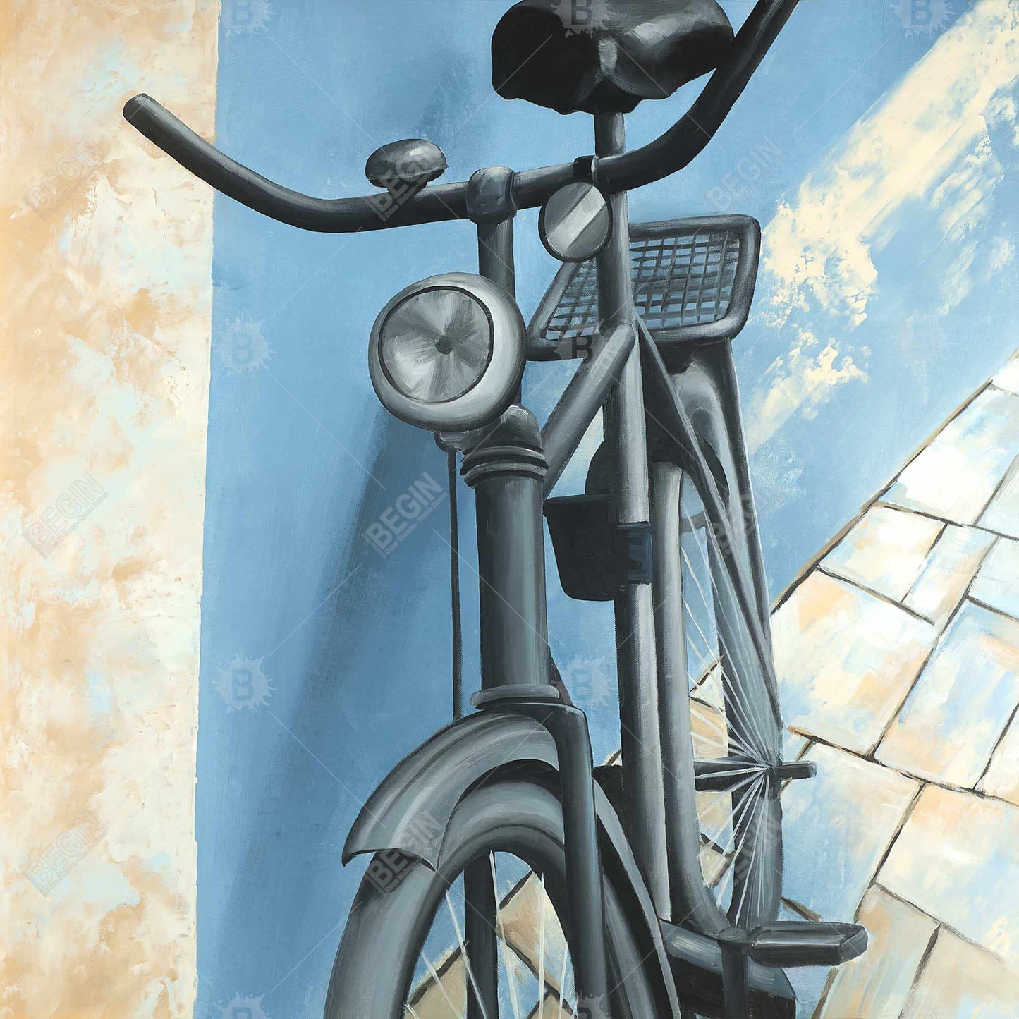 Abandoned Bicycle Canvas | Bike Art for Home Decor