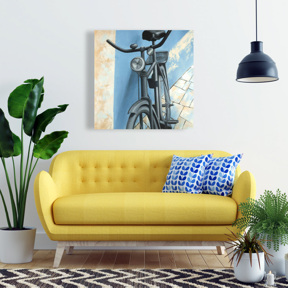 Abandoned Bicycle Canvas | Bike Art for Home Decor