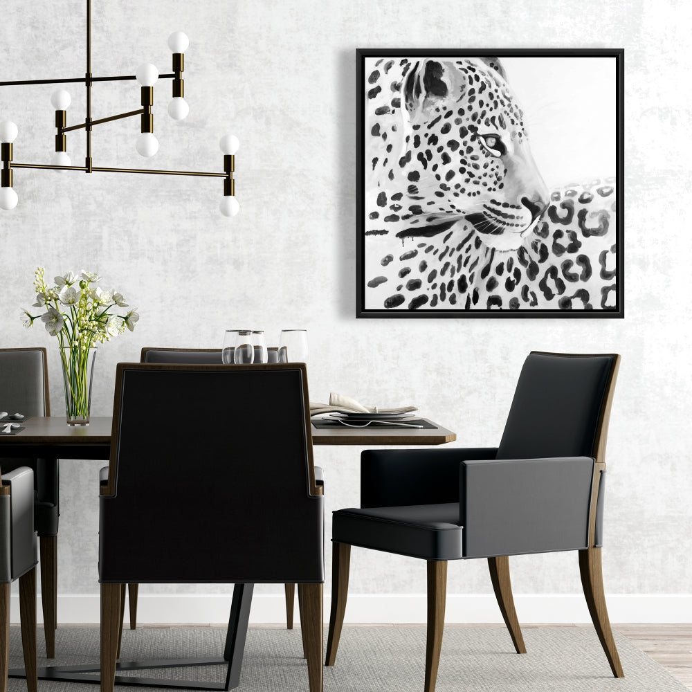 Beautiful Leopard Canvas - African Feline Framed Home Decor