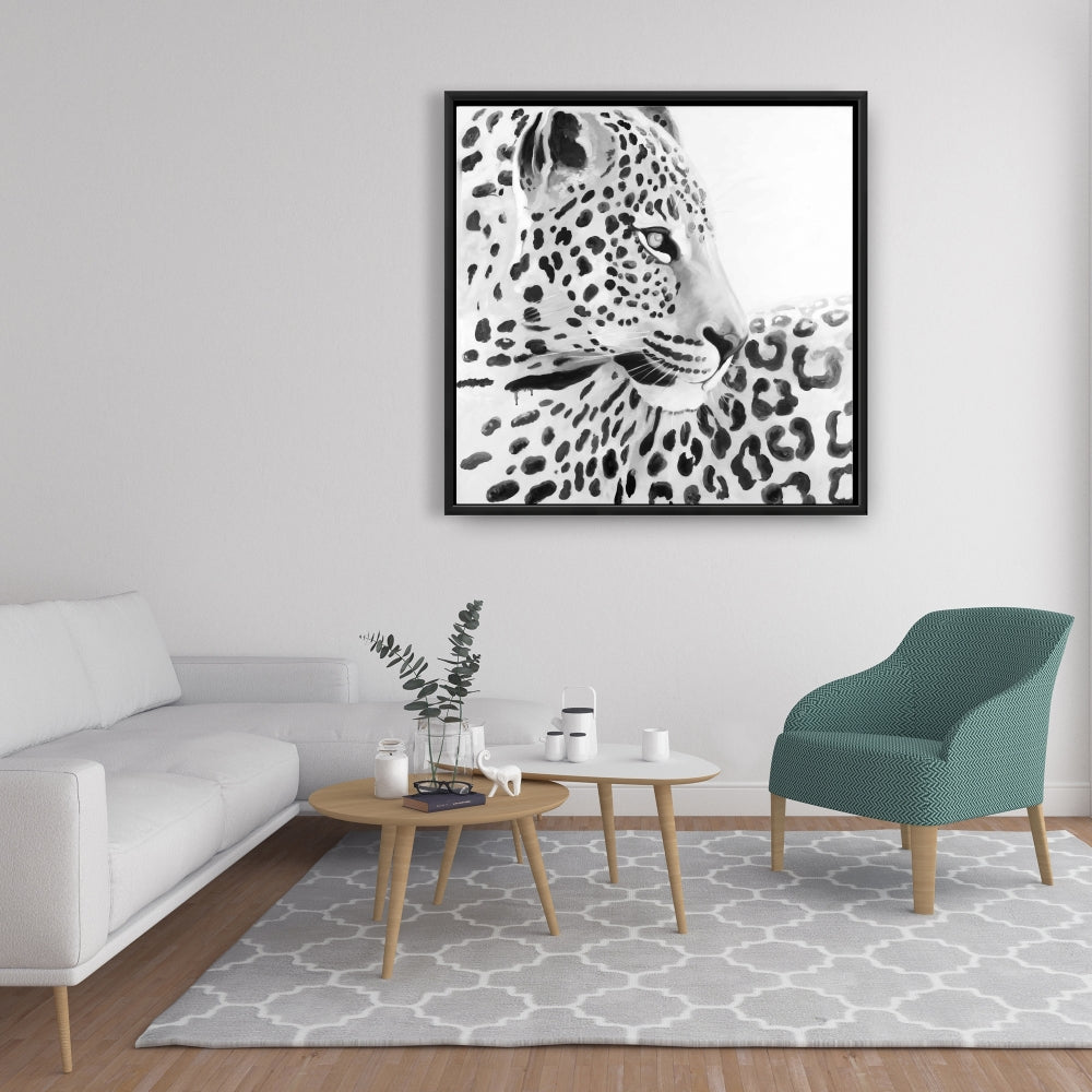 Beautiful Leopard Canvas - African Feline Framed Home Decor