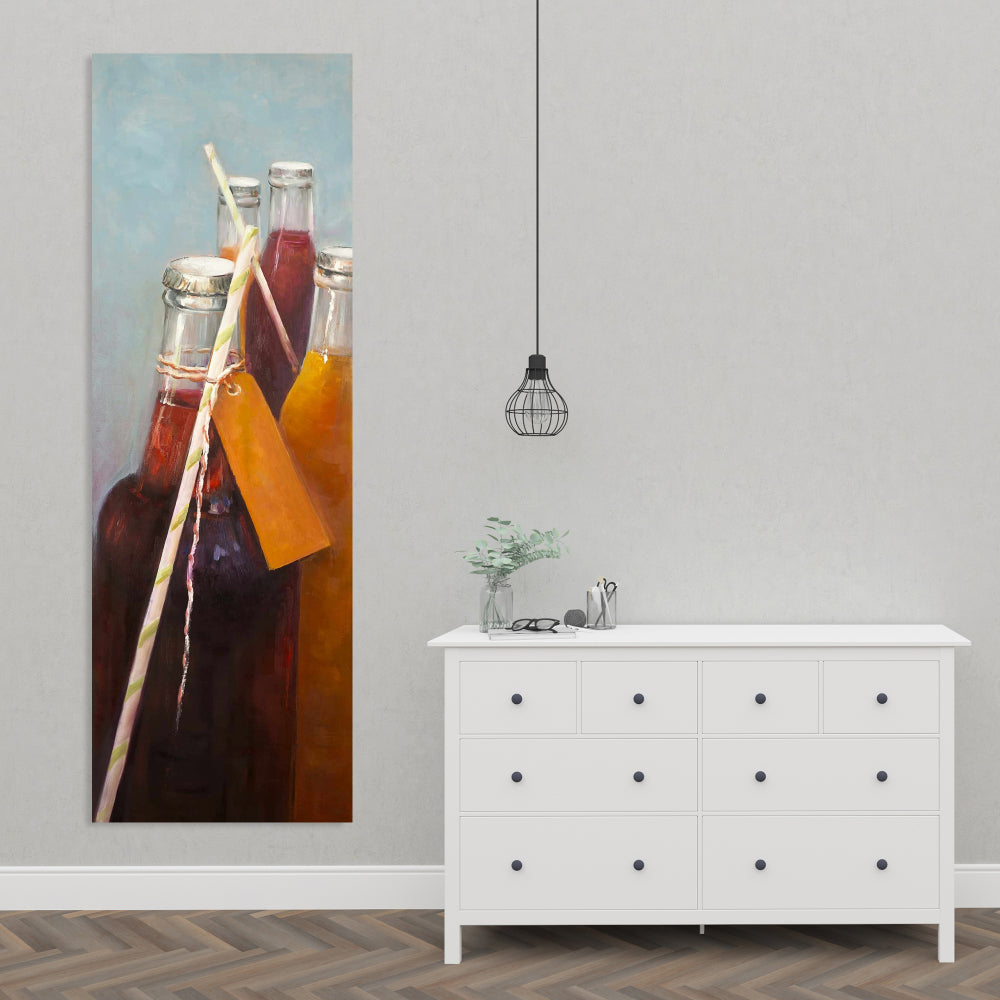 Summer Drinks Canvas | Modern Kitchen Decor - Contemporary Art