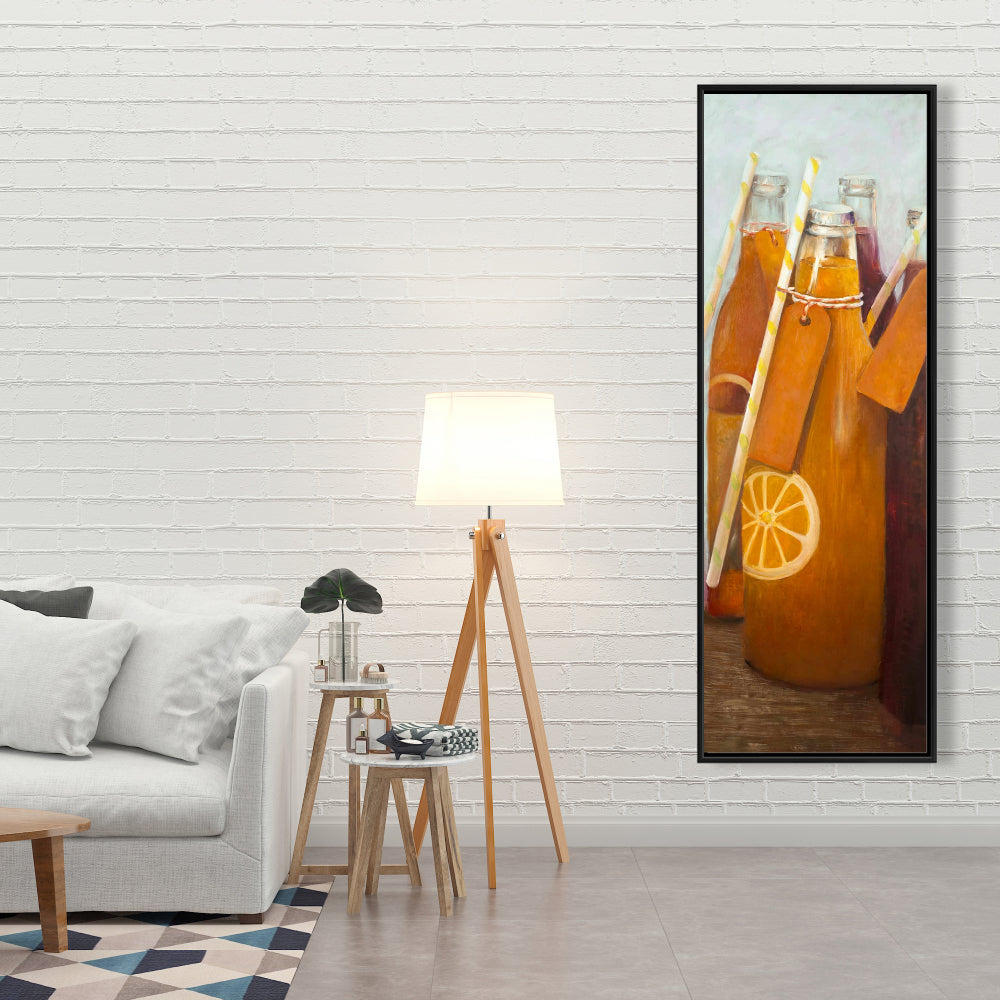 Boissons d'été à l'orange | Toile encadrée de gastronomie contemporaine