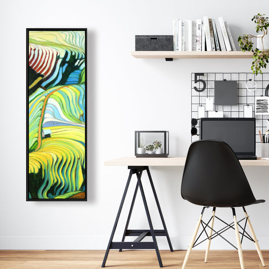 Terraced Rice Fields Vietnam Canvas | Home Decor | Blue Frame