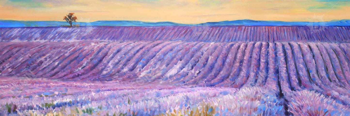 Lavender Field Landscape Framed Canvas | Home Decor Art