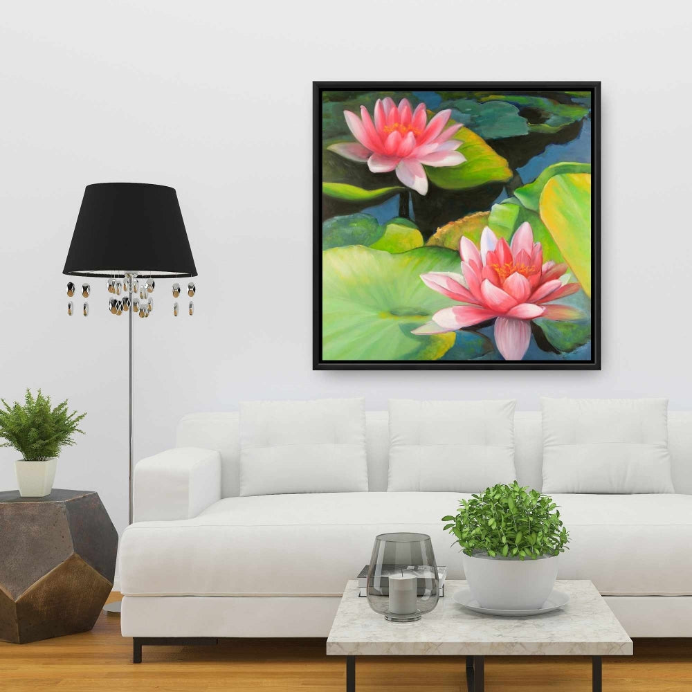 Floral & Botanical Canvas - Water Lilies & Lotus Home Decor