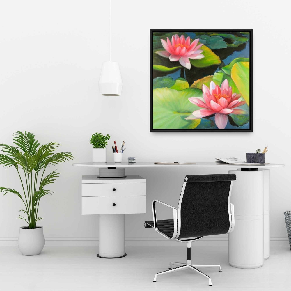 Floral & Botanical Canvas - Water Lilies & Lotus Home Decor