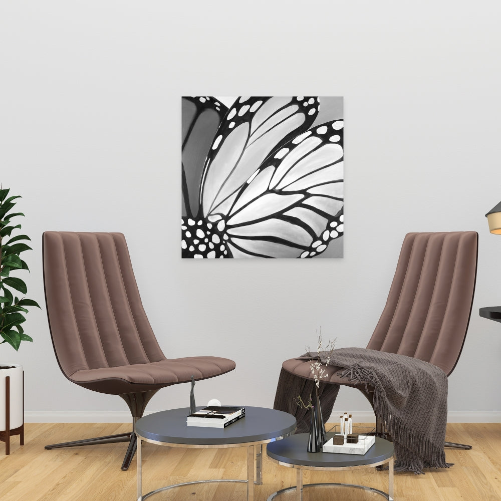 Monarch Wings Closeup Canvas | Insect Art for Home Decor