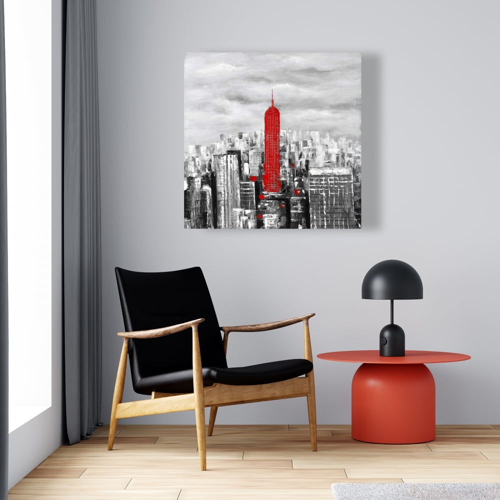 Empire State Building Canvas - White Building Decor | Home