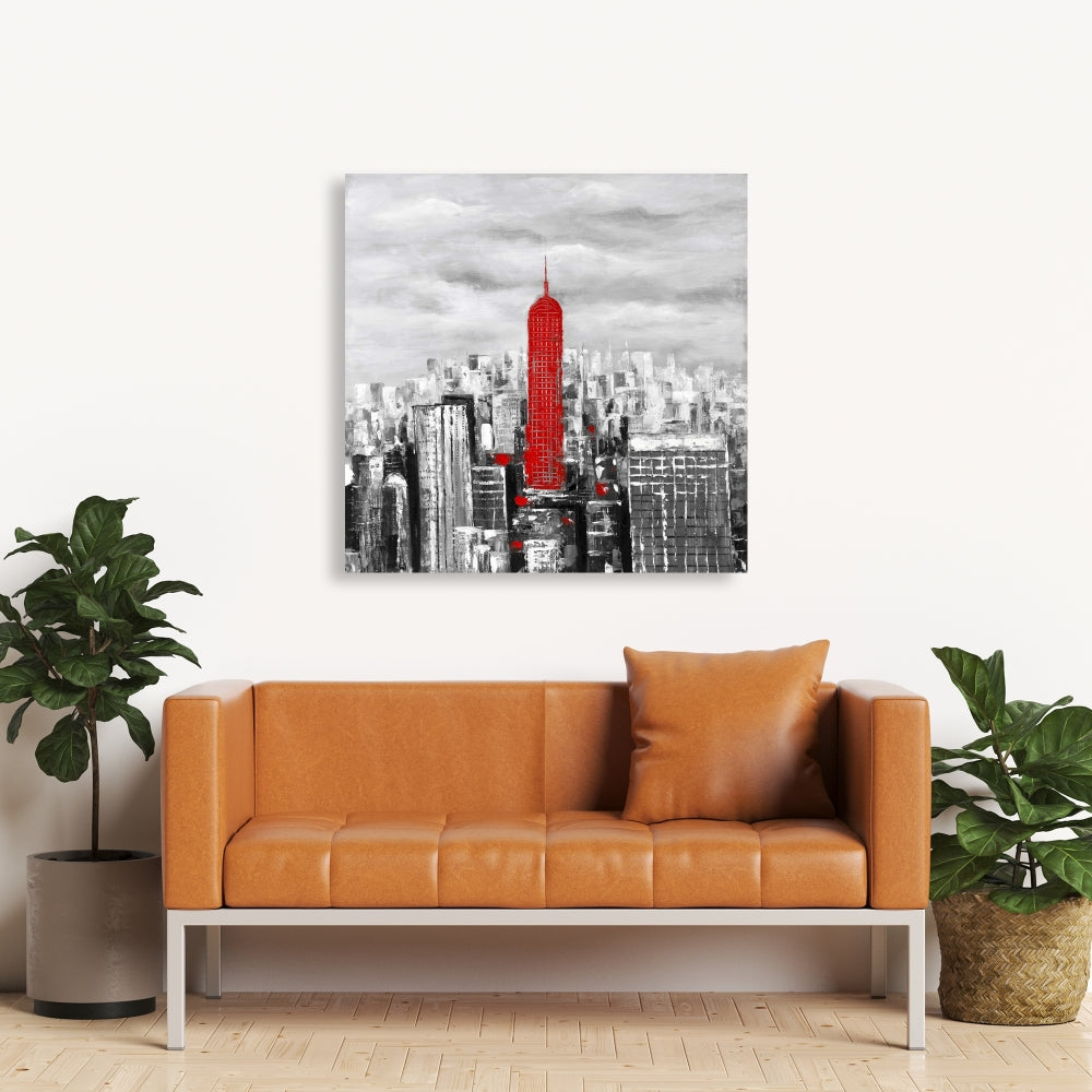 Empire State Building Canvas - White Building Decor | Home
