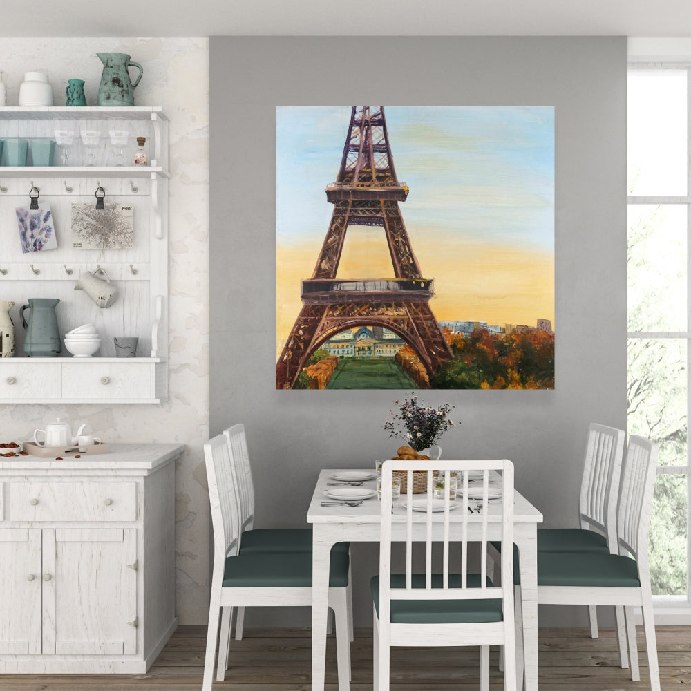 Tour Eiffel par Dawn Canvas | Décoration de chambre contemporaine