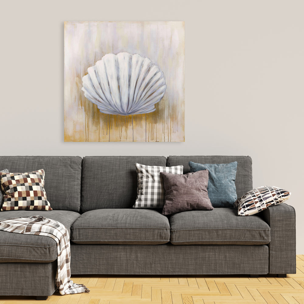 Feston Shell Canvas | Aquatic Animals Home Decor Art