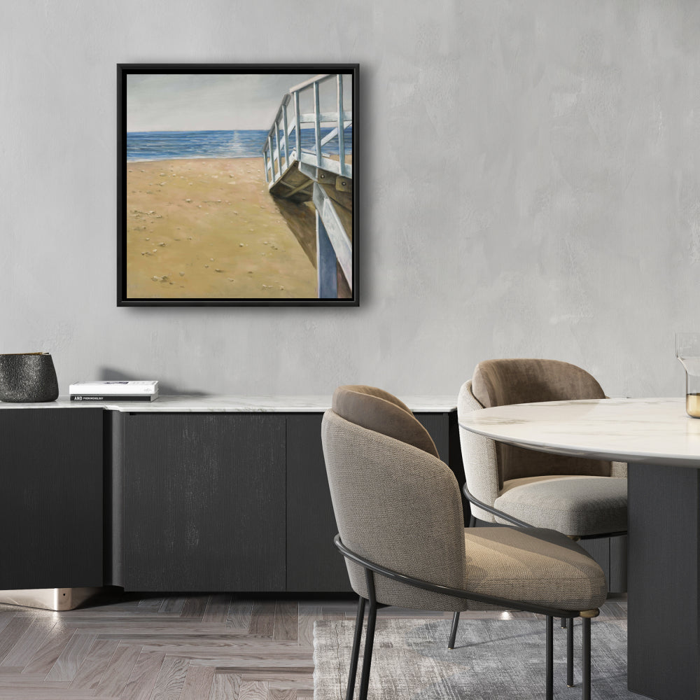 Seaside Landscape Canvas | Sea Bedroom Contemporary Wall Art