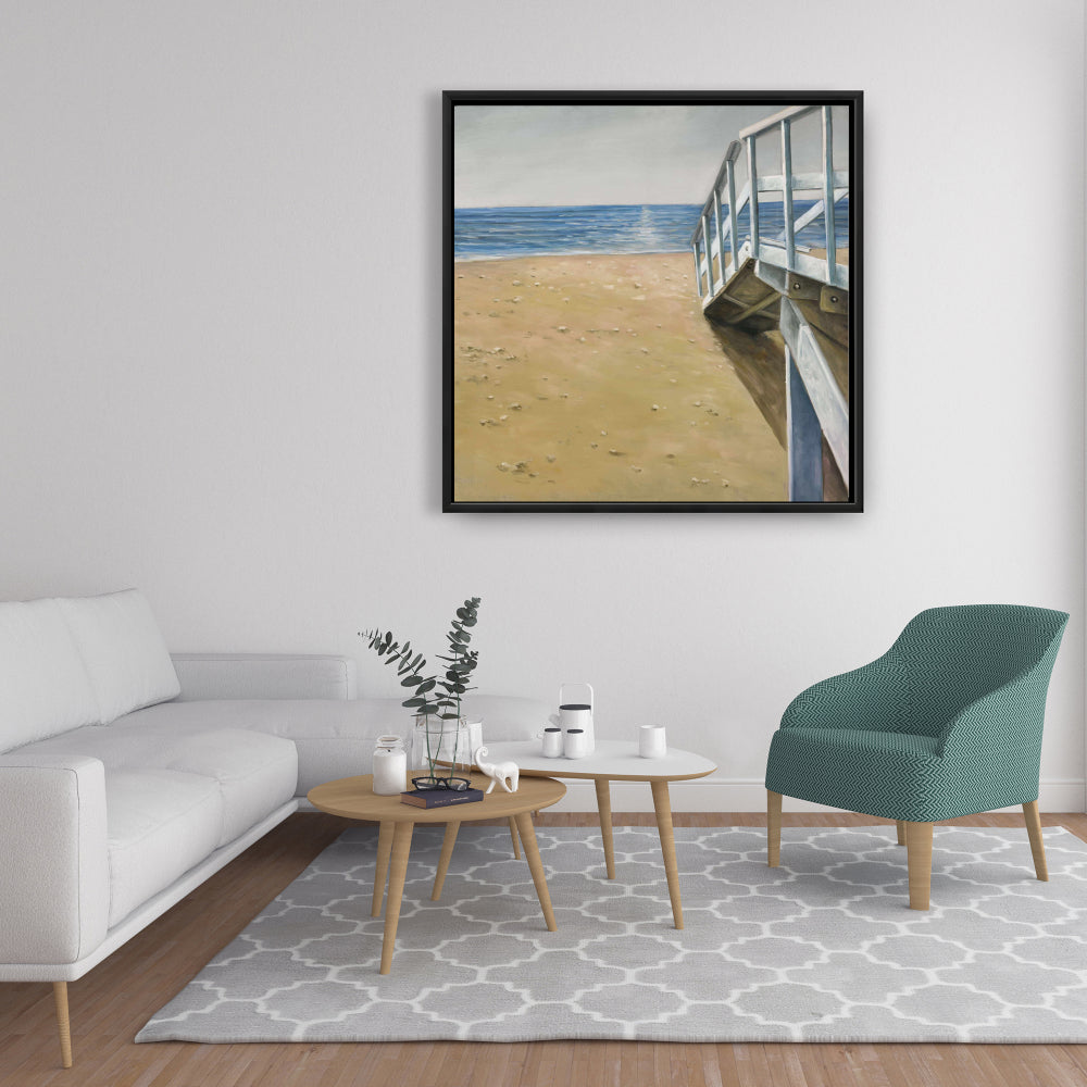 Seaside Landscape Canvas | Sea Bedroom Contemporary Wall Art