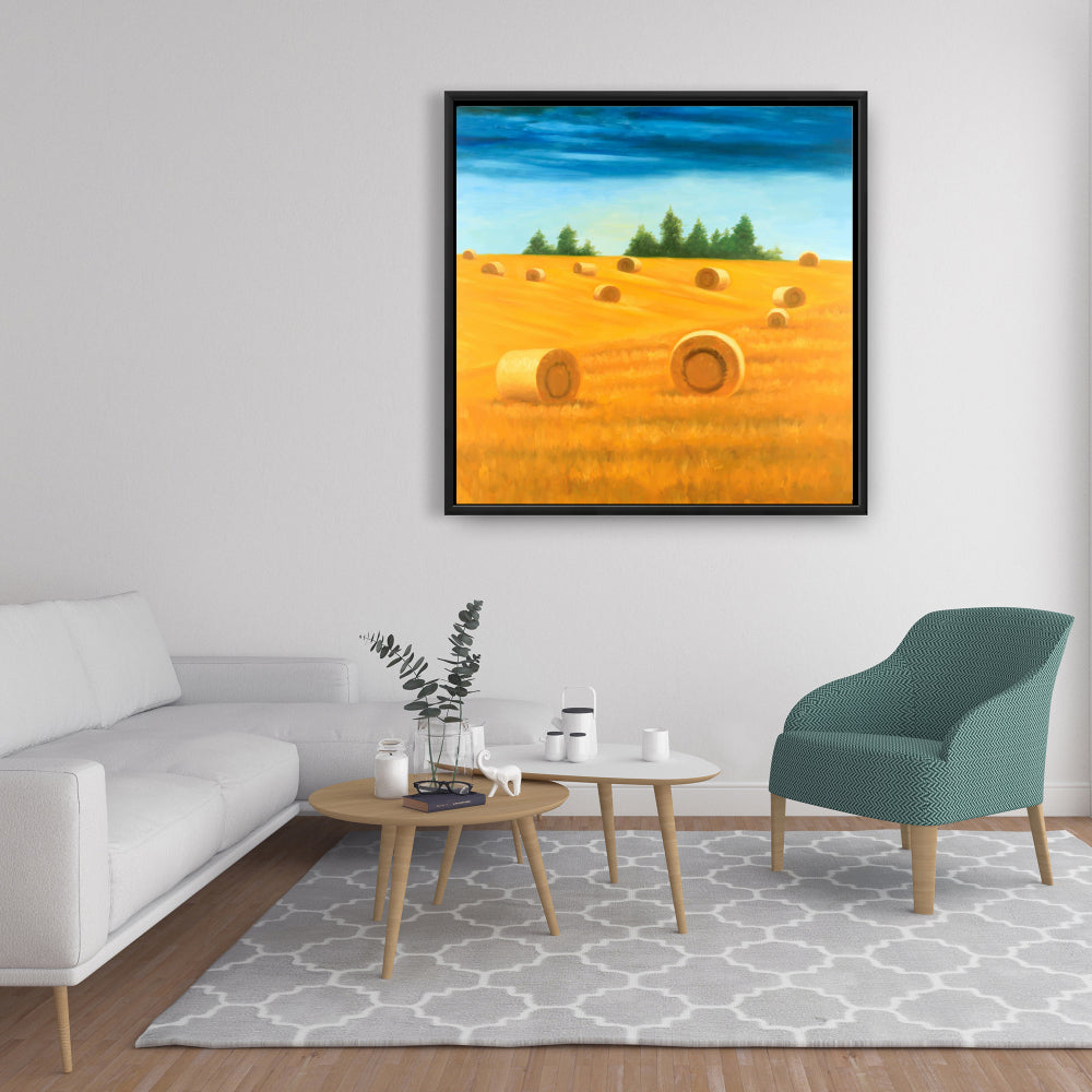 Landscape of the Countryside Framed Canvas | Home Decor Art