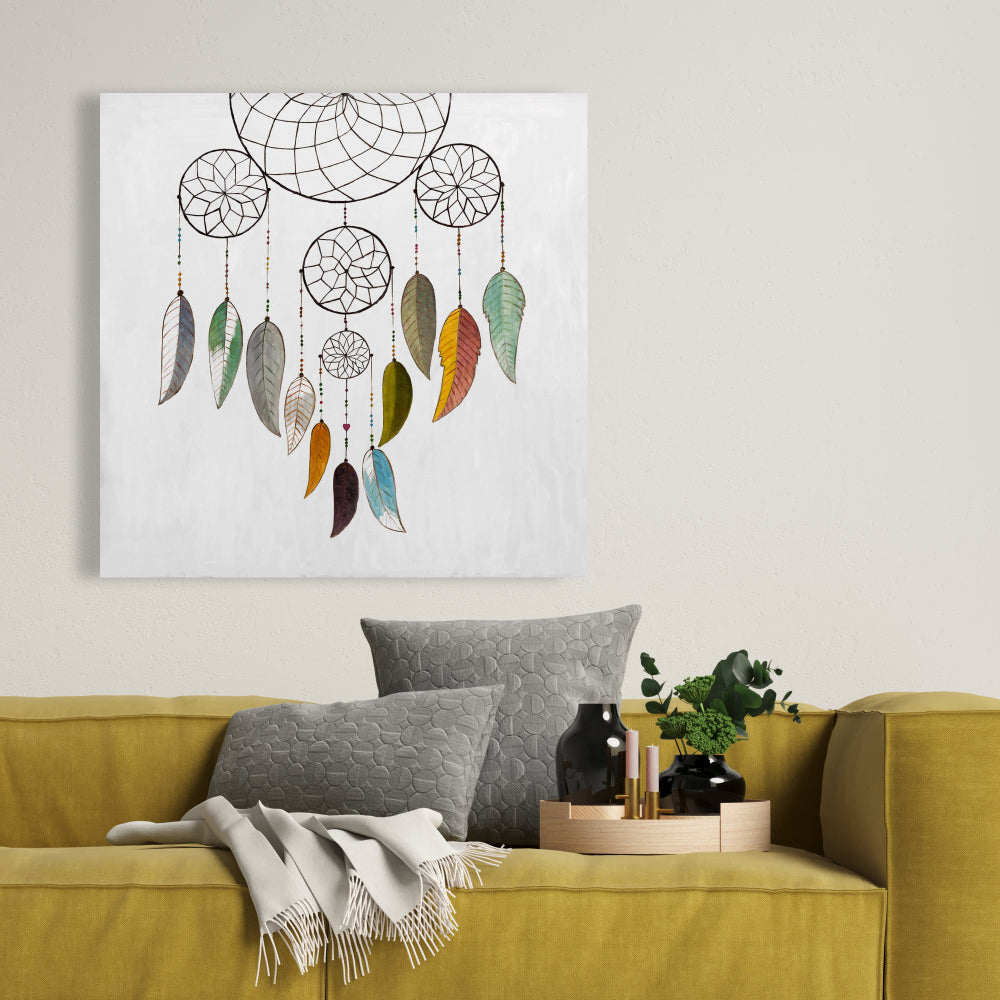 Dreamcatcher Bohemian Bedroom Canvas | Home Decor Wall Art