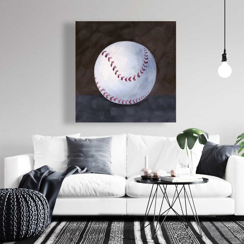 Toile nature morte de baseball | Décoration d'intérieur