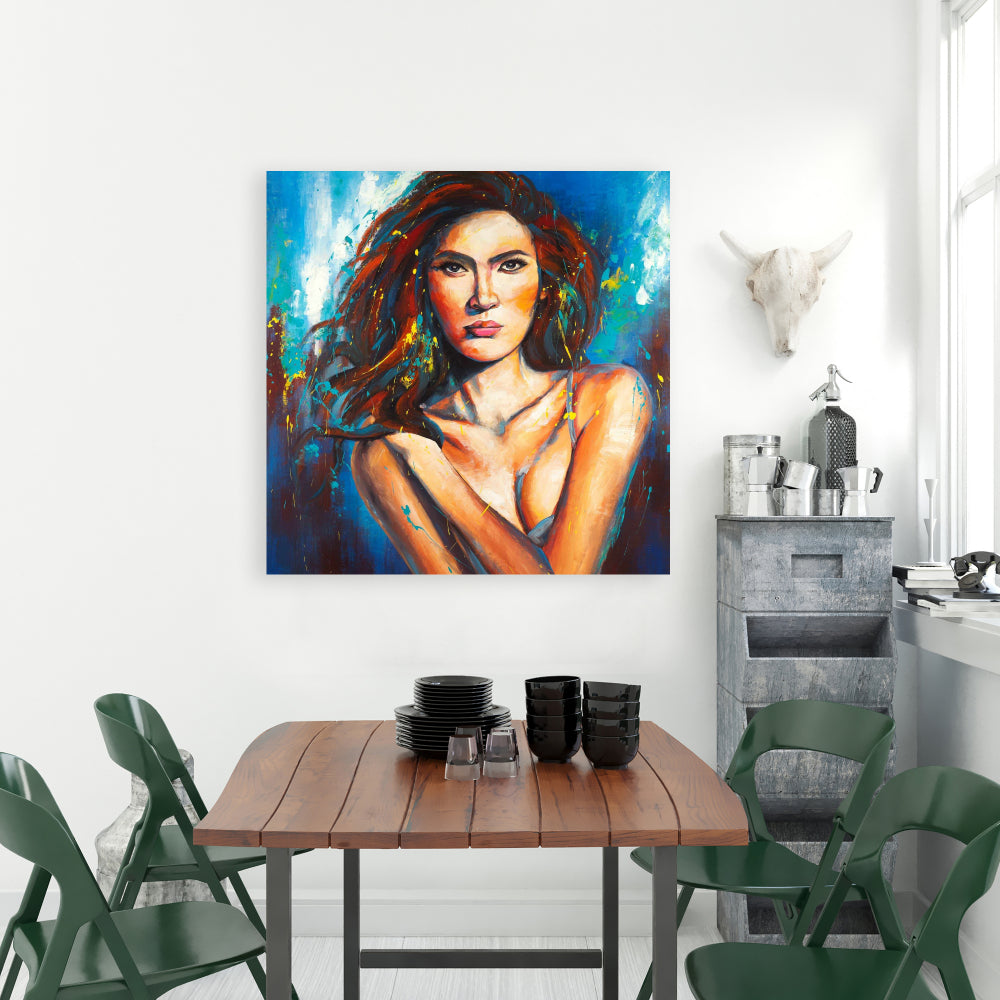 Closer Figurative Bedroom Canvas | Home Decor Wall Art