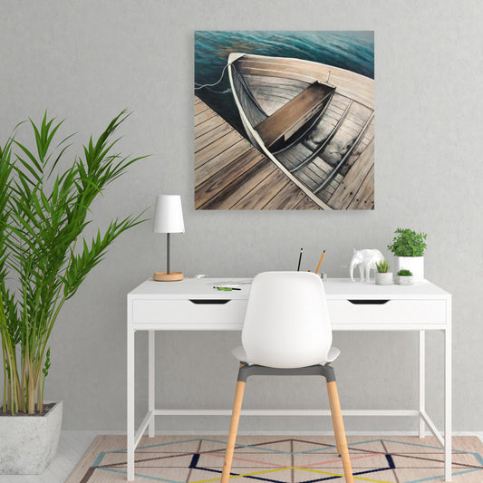 Toile de chambre à coucher « Chaloupes abandonnées » | Décoration d'intérieur