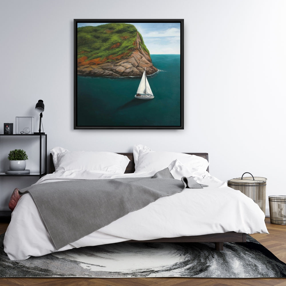 At Seda in Porto Venere | Marine Coastal Canvas for Bedroom Decor