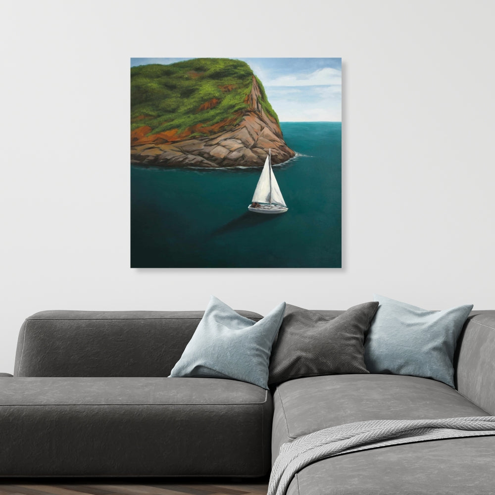Blue Bedroom Hobbies Canvas - At Seda in Porto Venere Decor