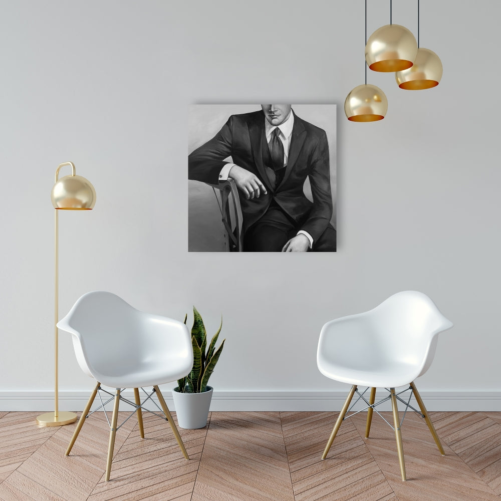 Businessman Canvas - Modern Bedroom Decor | Contemporary Art