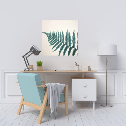 Beautiful Fern Canvas - Floral & Botanical Green Bedroom Decor