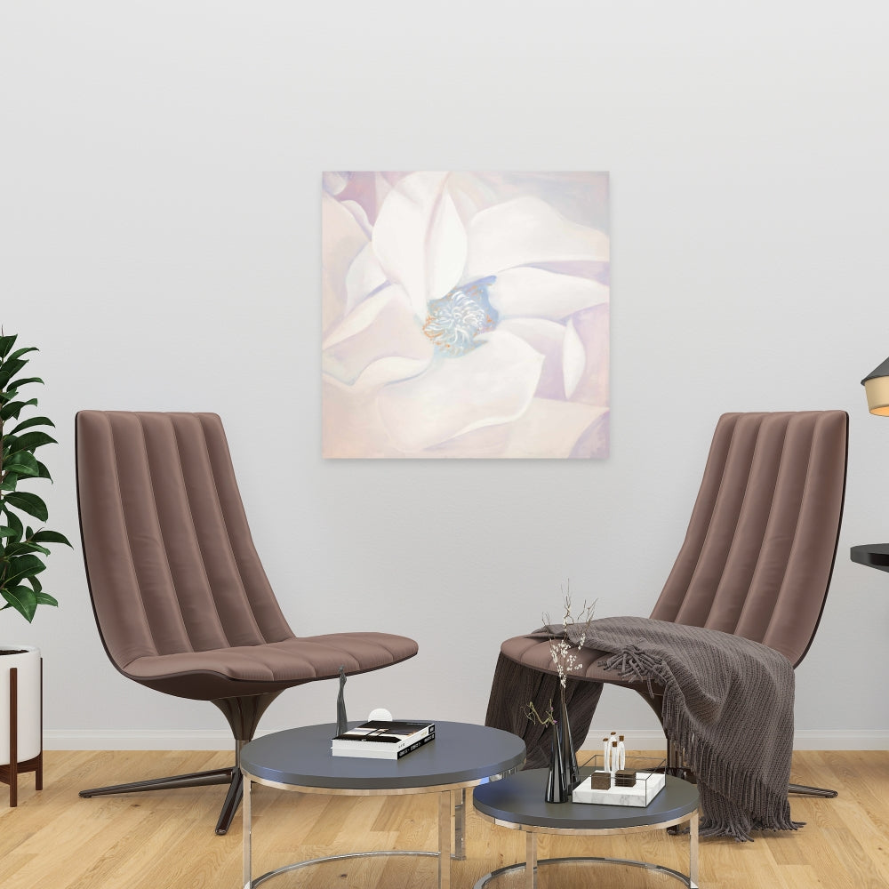 Delicacy Botanical Bedroom Blue Canvas | Home Decor Art