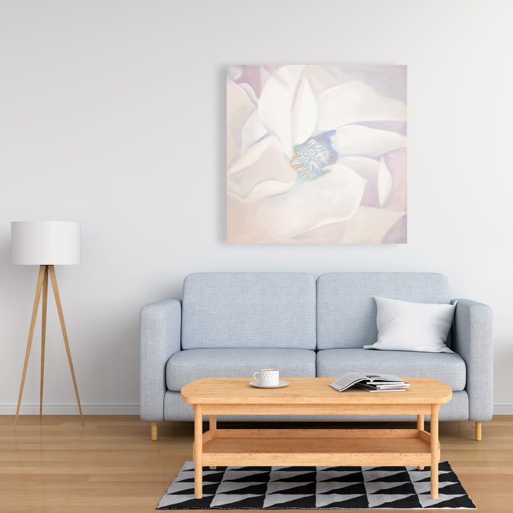 Delicacy Botanical Bedroom Blue Canvas | Home Decor Art