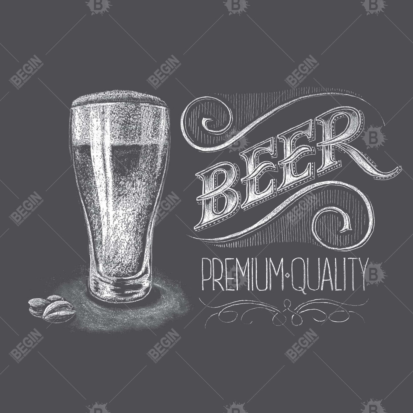 Vintage Beer Signboard Canvas | Rustic Home Decor Wall Art