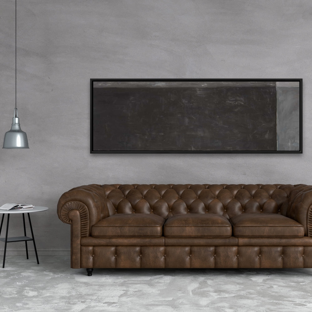 Four Shades of Gray | Industrial Bedroom Canvas Wall Art