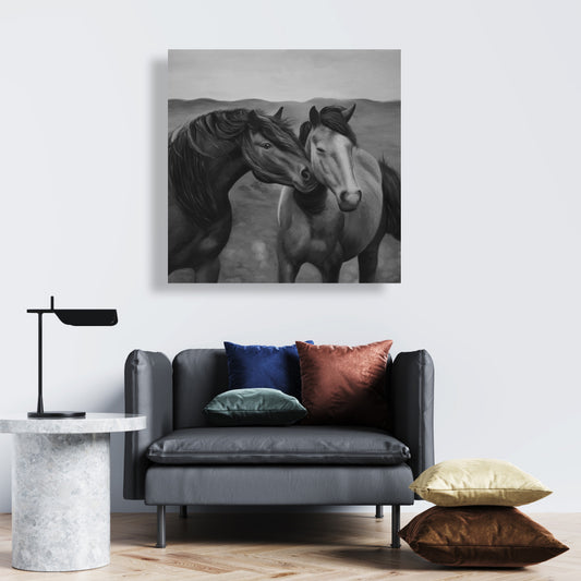 Tenderness Farm Animals Canvas | Bedroom Decor | Home Art