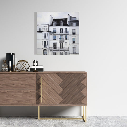 Buildings Along Seine River Canvas | Home Decor Wall Art