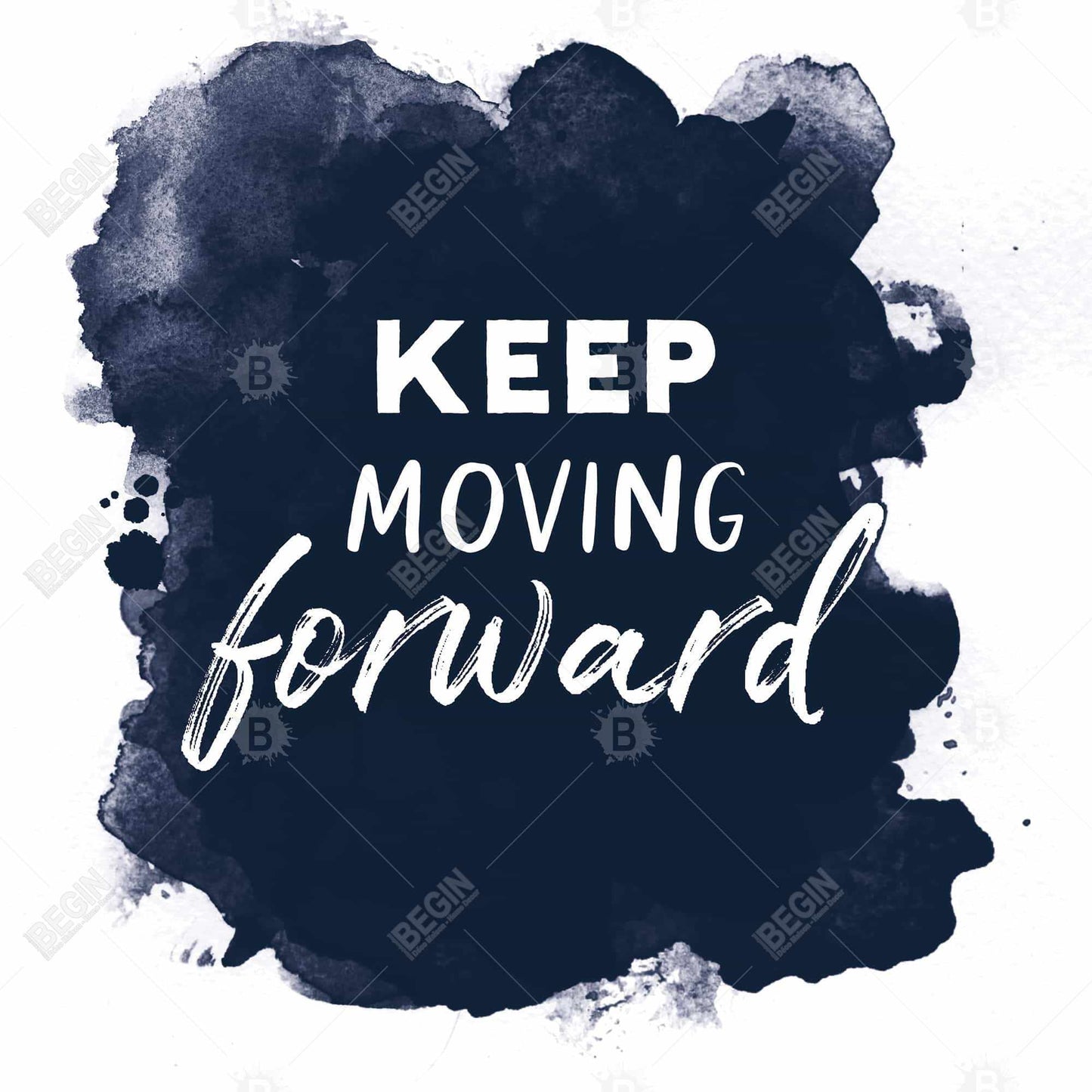 Keep Moving Forward Minimalist Framed Canvas | Home Decor