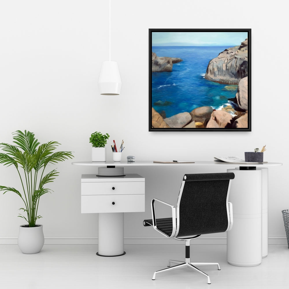 California Coast Marine Canvas | Bedroom Wall Art Decor