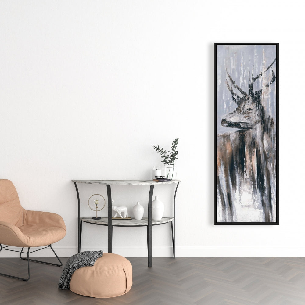 Toile « Cerf dans la forêt » | Décoration murale moderne pour chambre à coucher