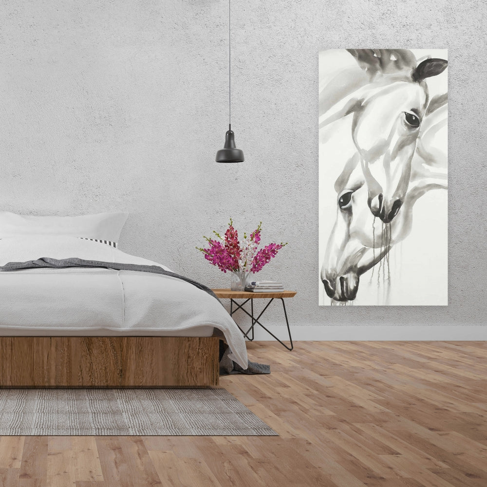 Inseparables White Farm Animals Canvas | Home Decor Art