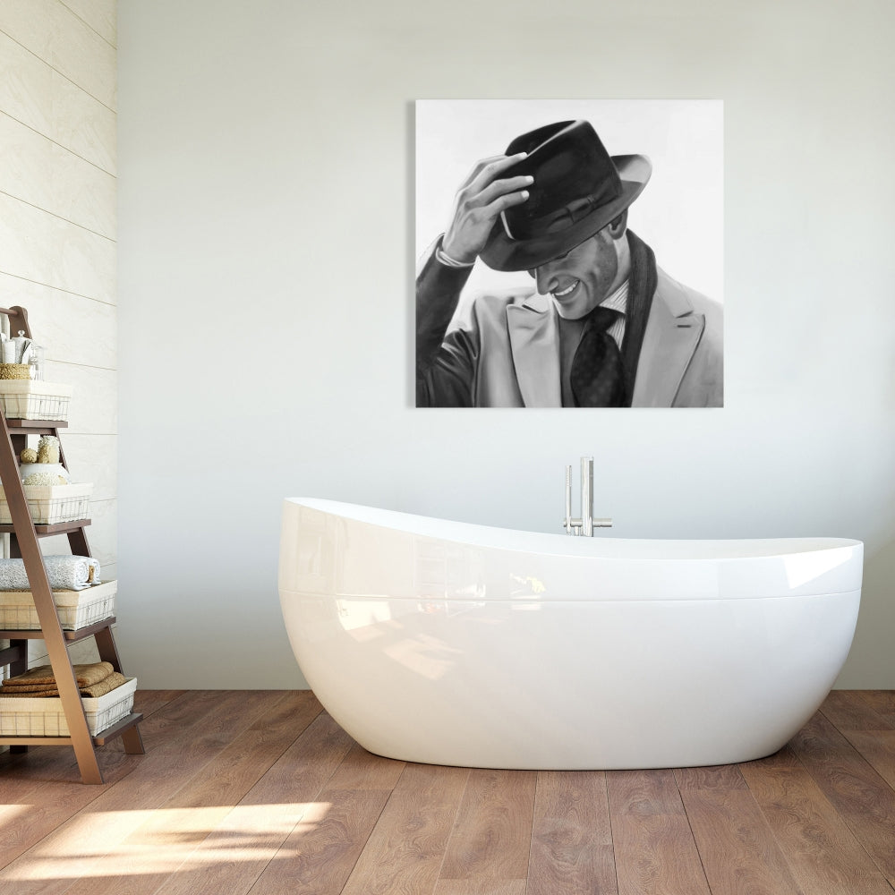 Fashion Bedroom Clothes Canvas - Well-dressed Man Home Decor