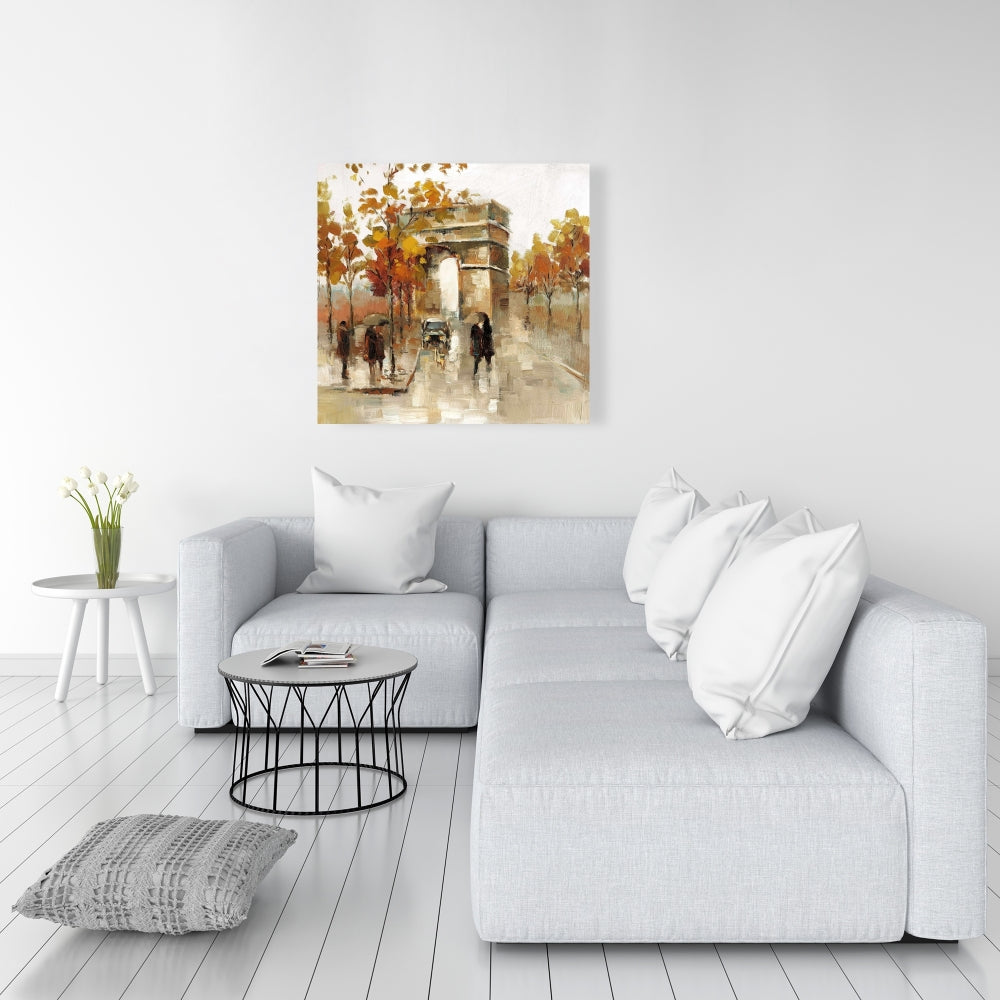 Arc de Triomphe Canvas - Autumn in Paris | Home Decor Art