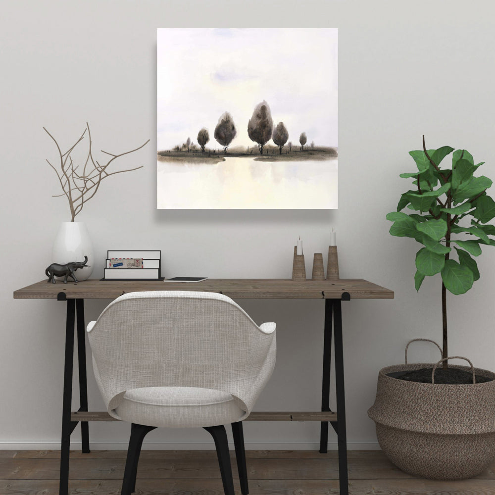 Abstract Landscape of Trees Canvas | Bedroom Wall Art Decor