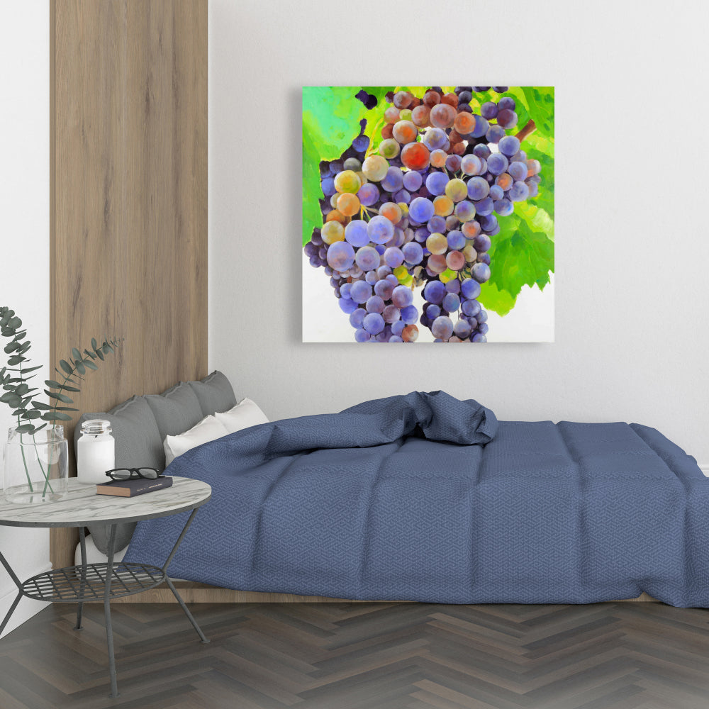 Bunch of Grapes Kitchen Canvas - Home Decor Wall Art