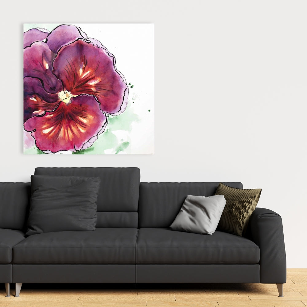 Toile Orchidée en fleurs - Décoration d'intérieur botanique florale blanche