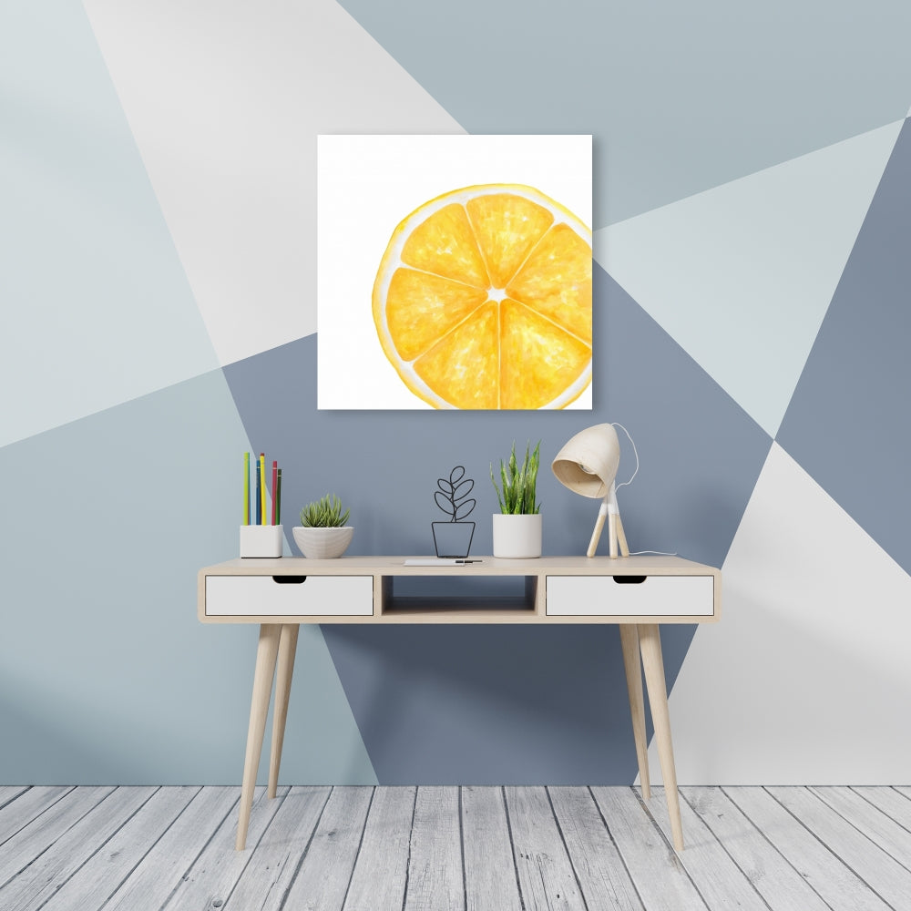 Exotic Lemon Slice Canvas | Unique Home Decor Wall Art
