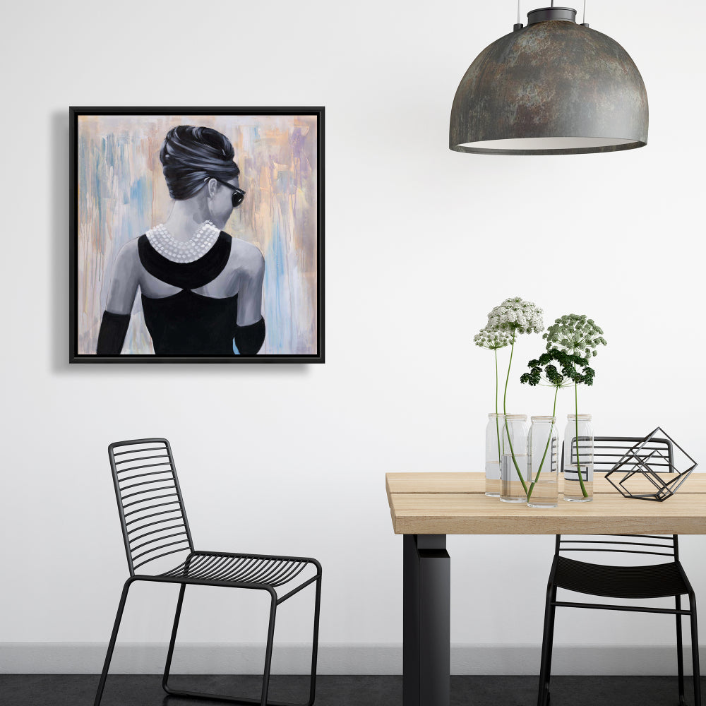Audrey Hepburn - Décoration murale sur toile - Mode et beauté