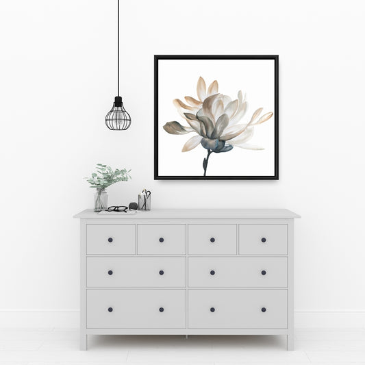 Softness Botanical Bathroom Canvas | Minimalist Home Decor